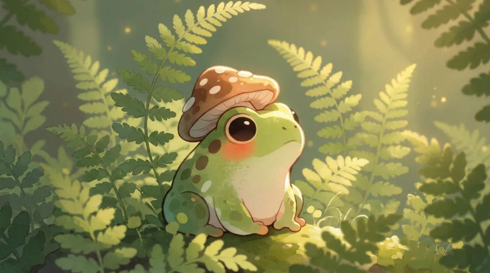Mushroom-hat crop