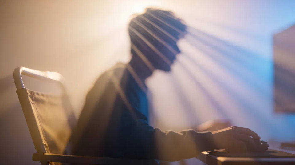 Backlit setup crop
