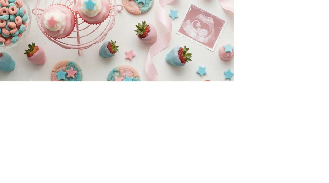 Party flat-lay banner