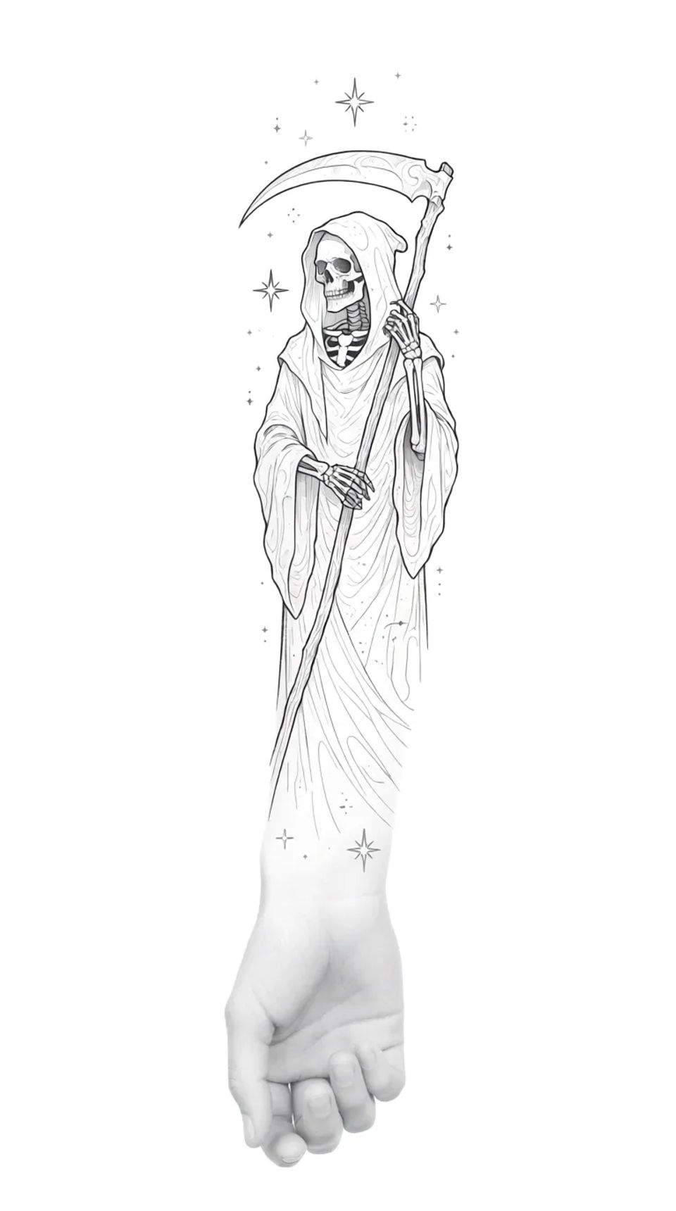 Forearm fine-line study