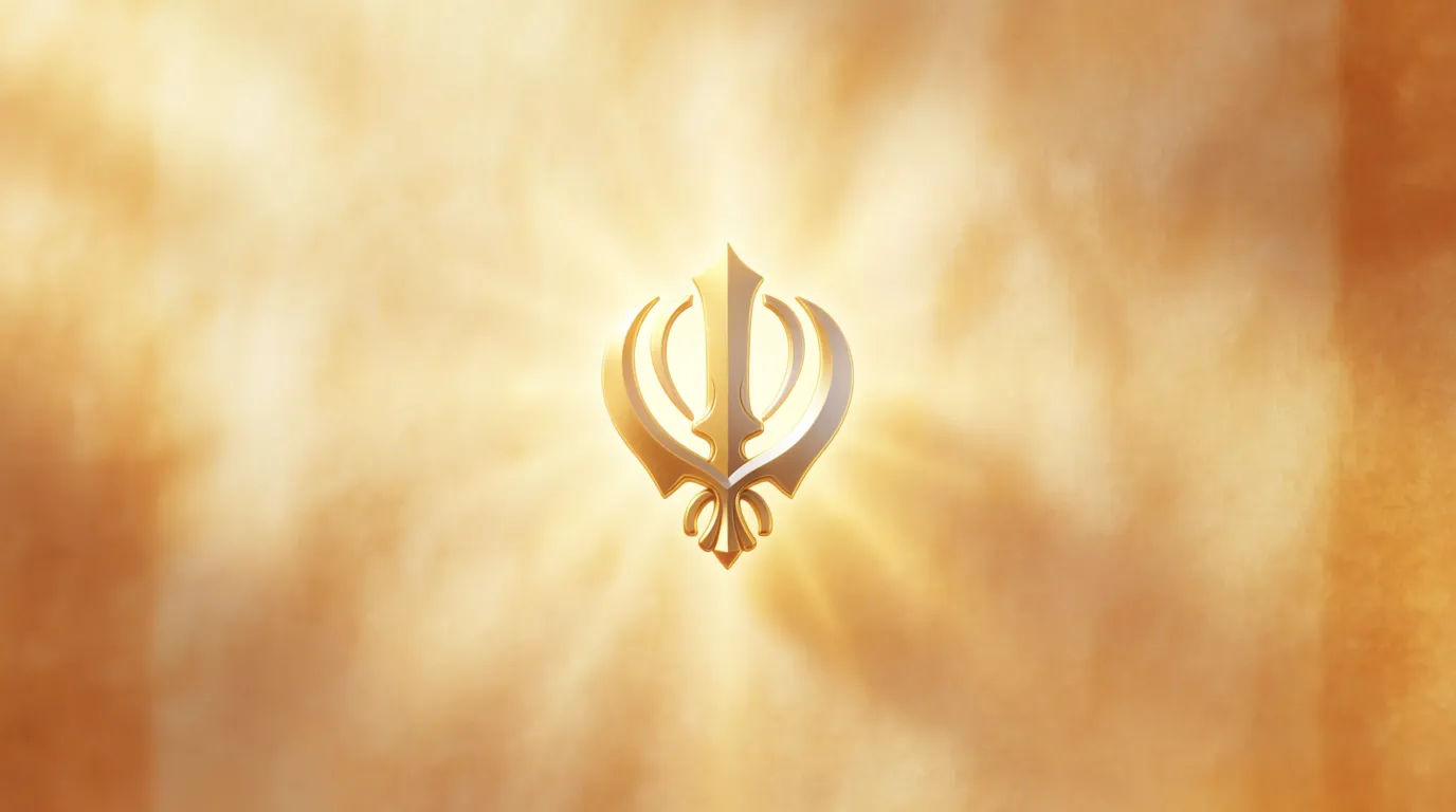 Khanda greeting banner