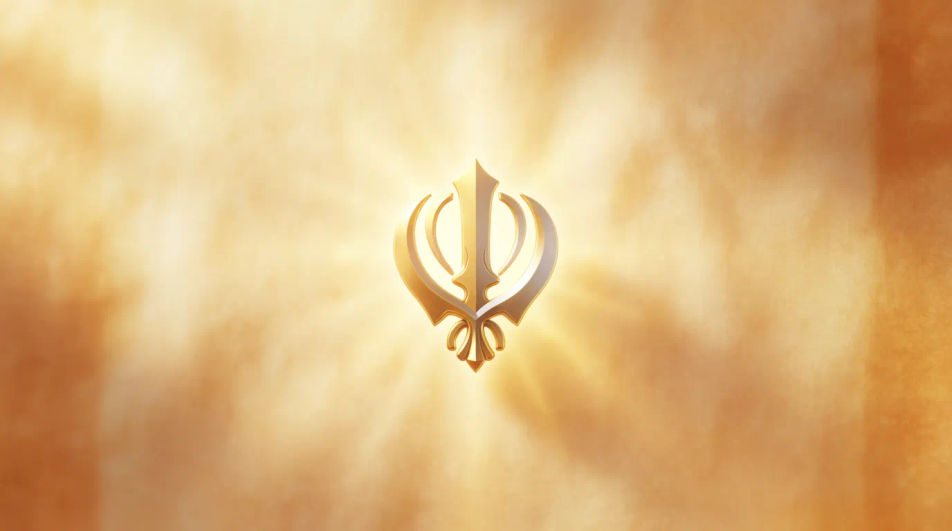 Khanda greeting banner