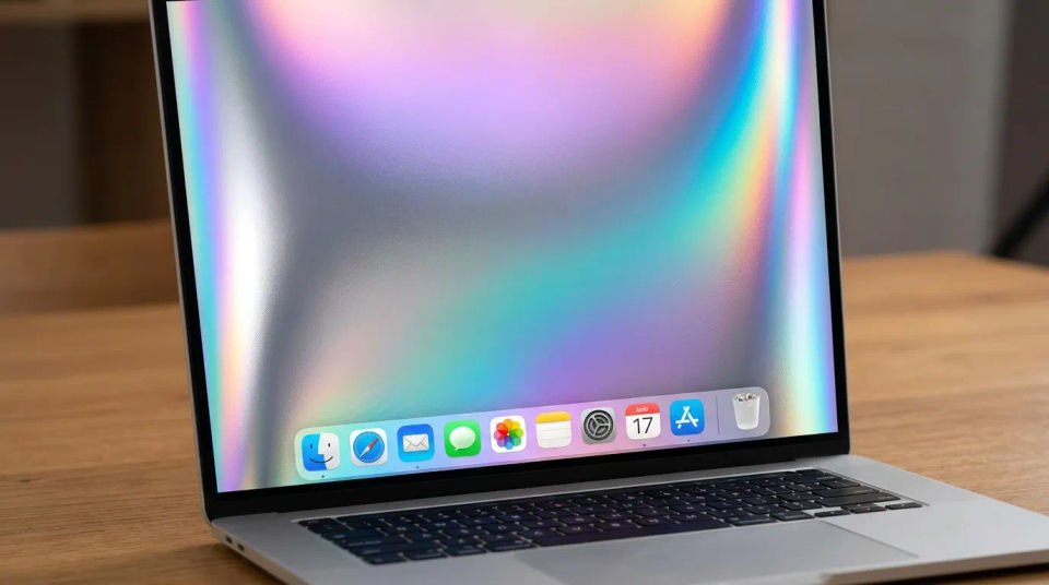 Pantalla de inicio del portátil