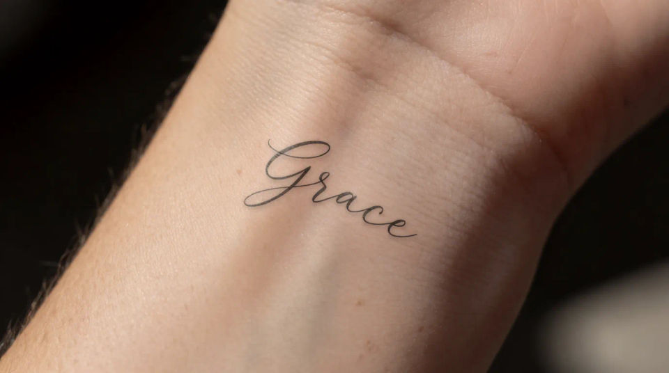Inner wrist detail