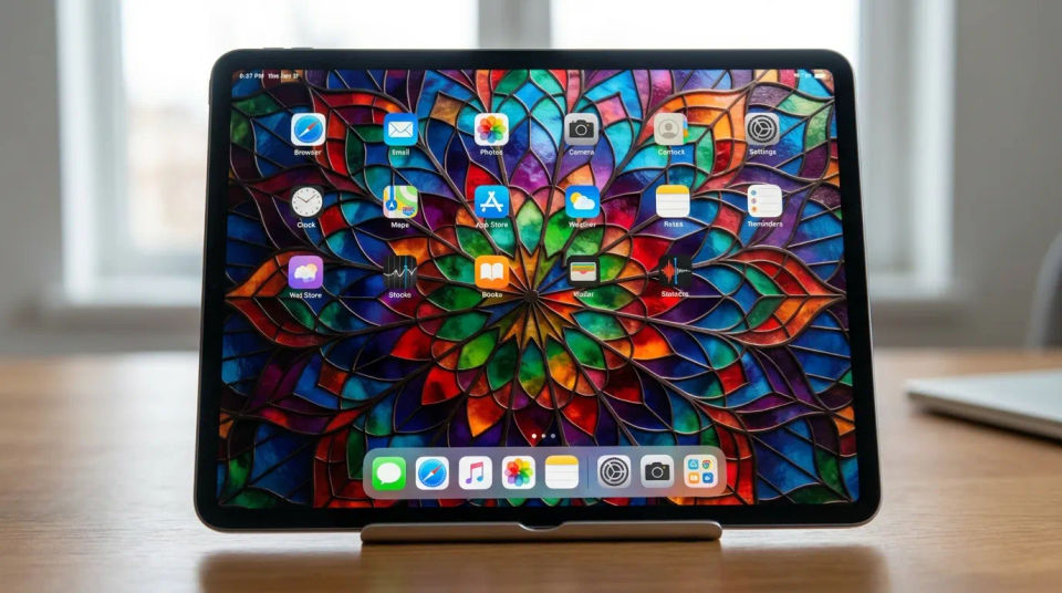 Tablet-Startbildschirm