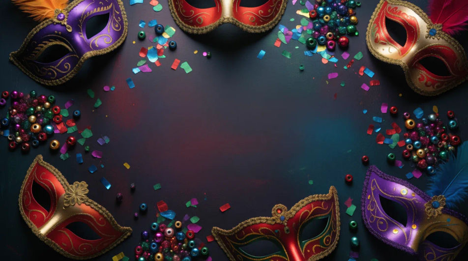 Festive flat-lay banner