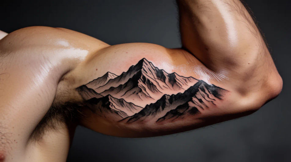 Inner bicep or upper arm