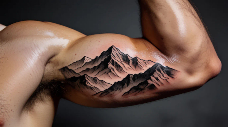 Inner bicep or upper arm