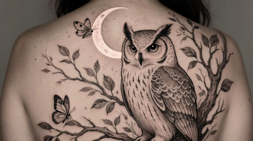 Upper back scene