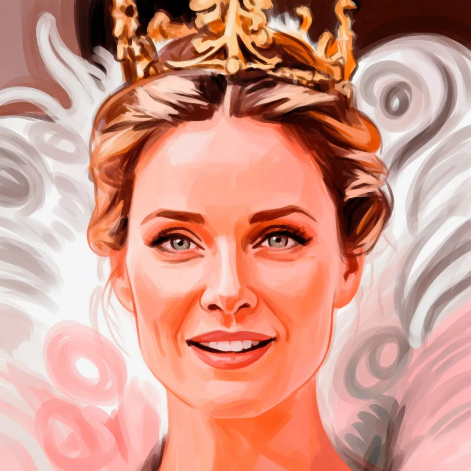 Crowned close-up crop
