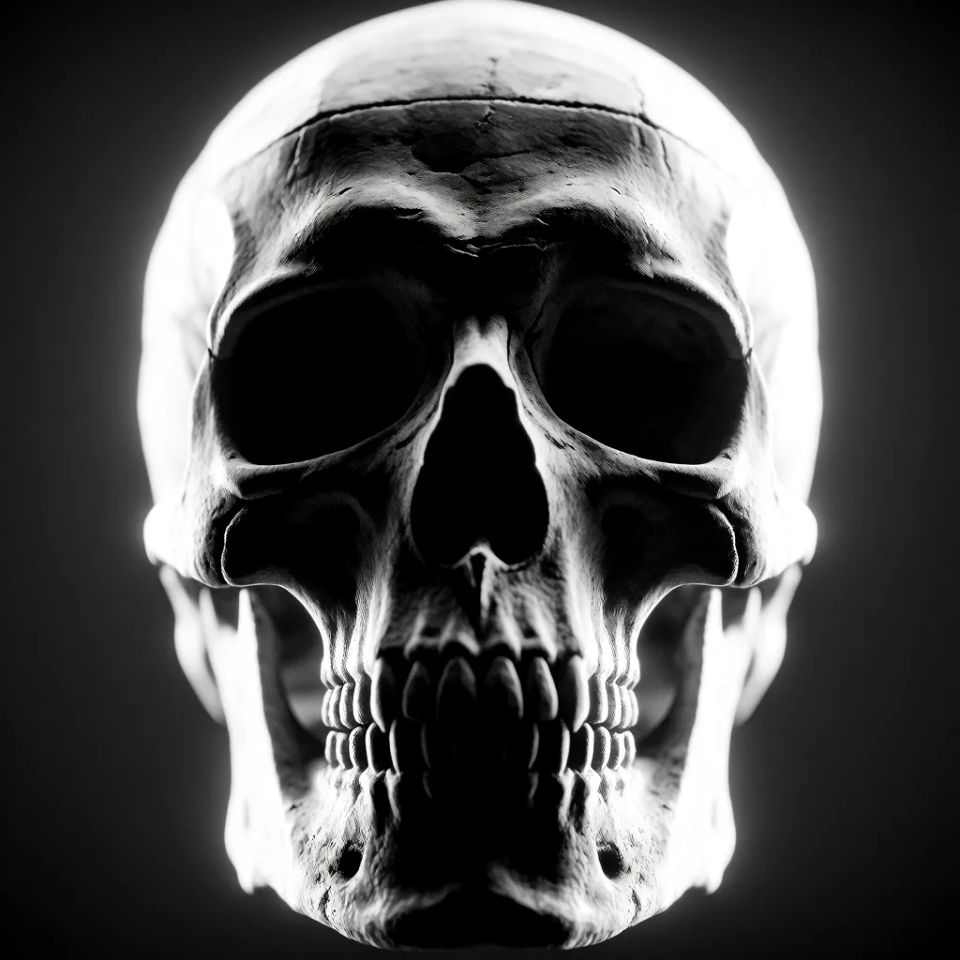 Tight front-skull crop