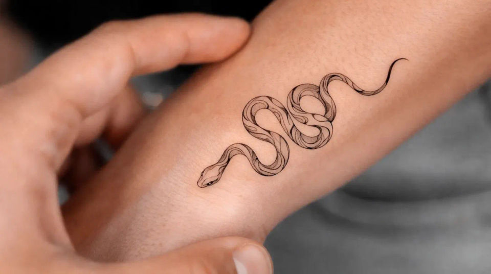 Inner wrist or ankle detail