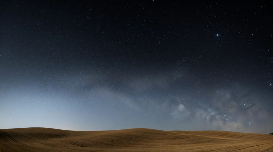 The constellation over harvest hills