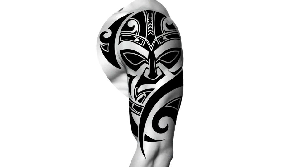 Shoulder tribal design