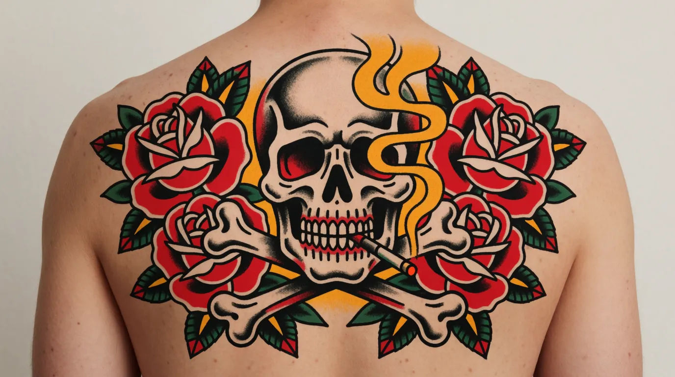 Upper back and shoulders