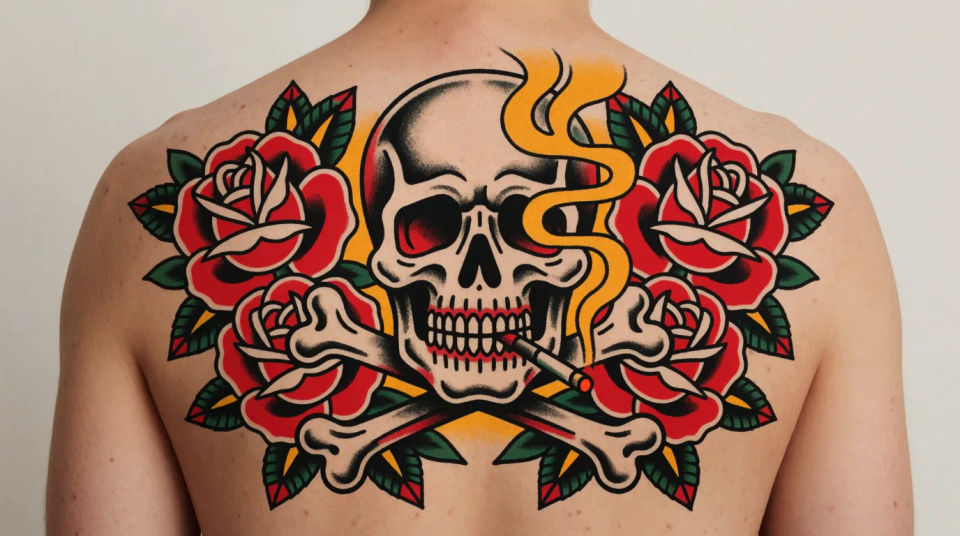 Upper back and shoulders