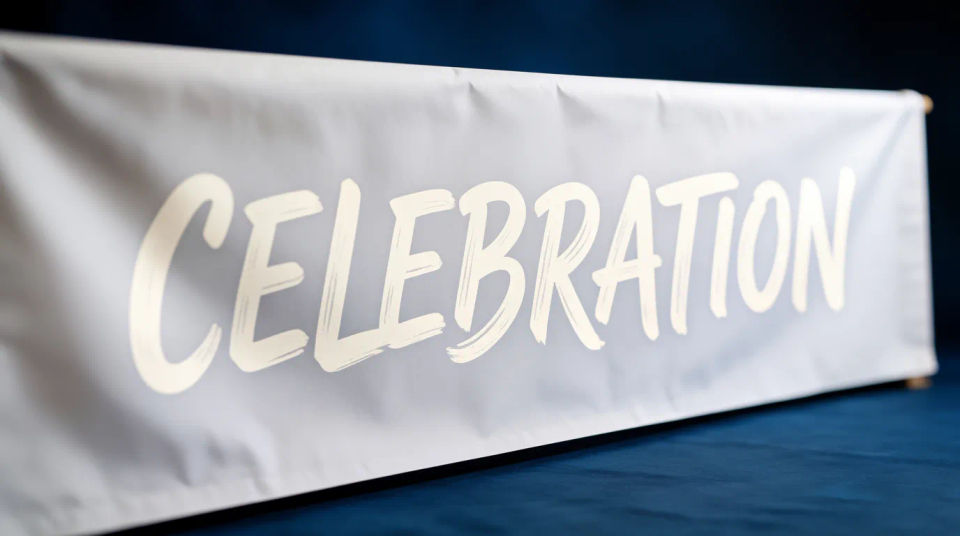 Banner de fiesta