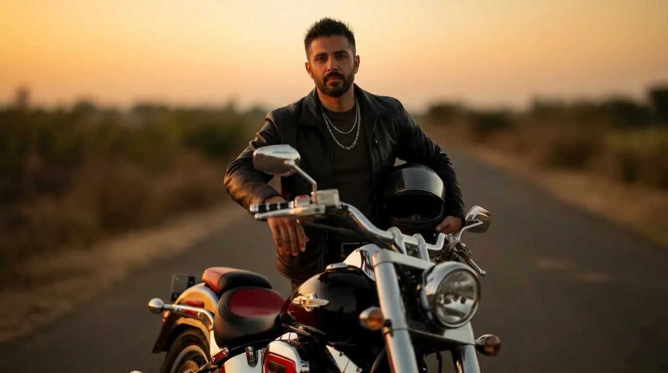 Beside-the-bike crop