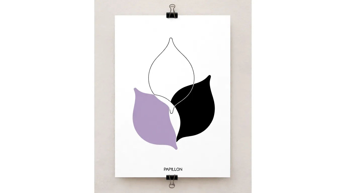 Printed poster on a wall