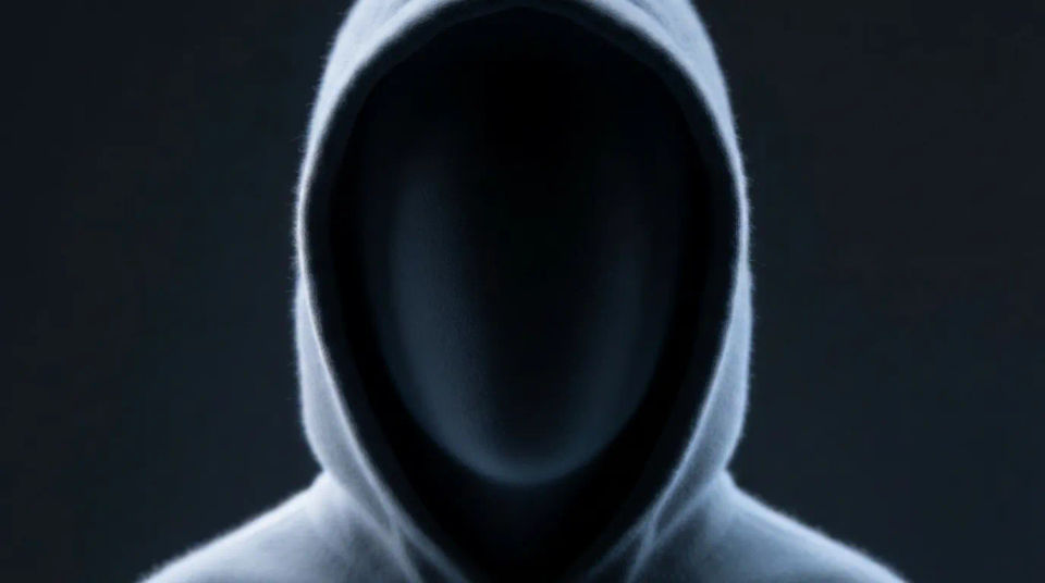 Hooded-shadow close-up crop