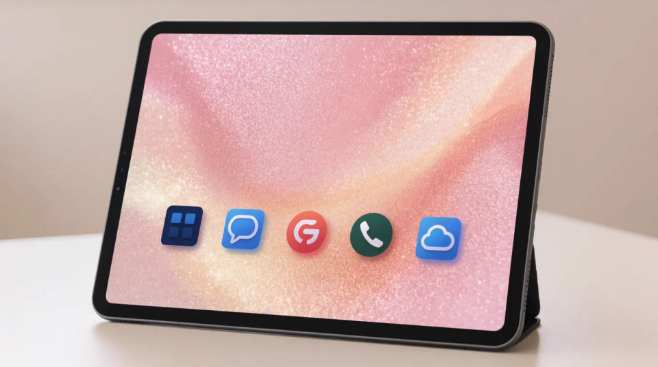 Tablet-Startbildschirm