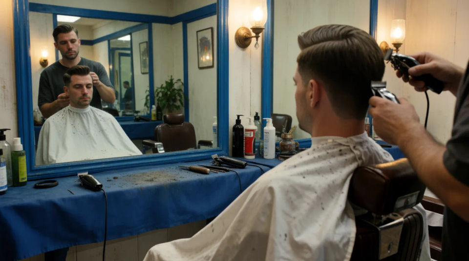 Barbershop chair