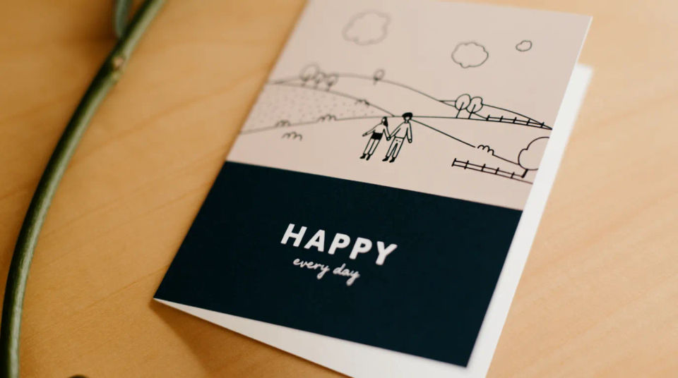 Printed greeting card