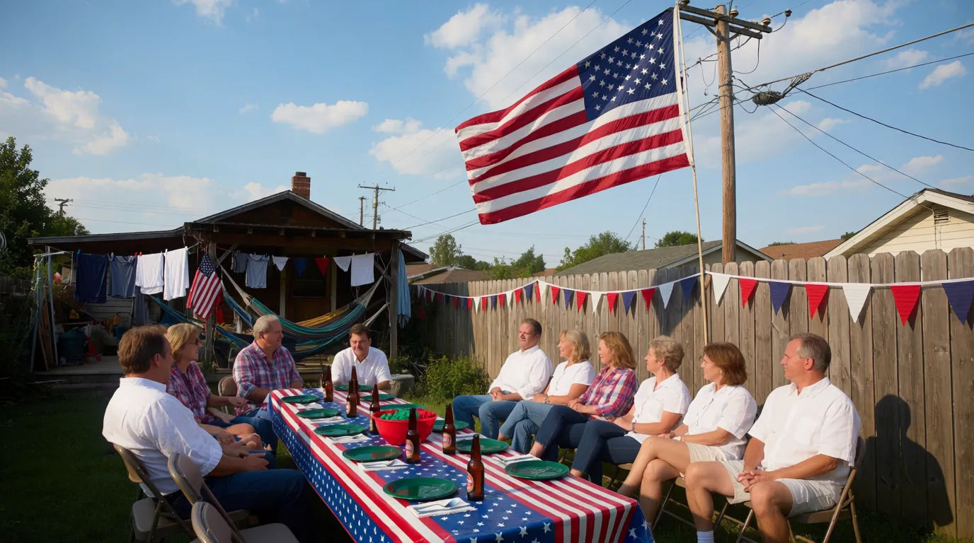 Backyard celebration