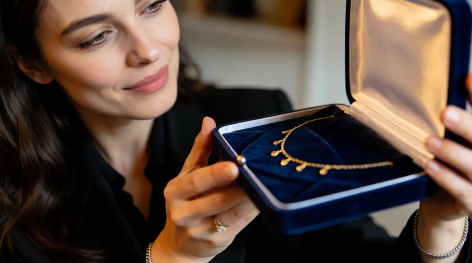 Velvet display box