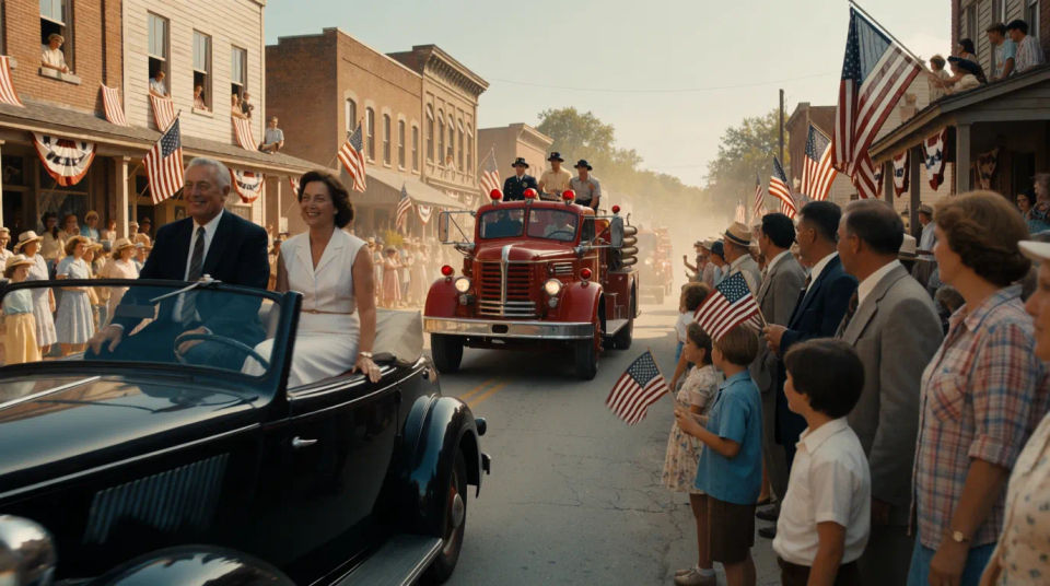 Small-town parade