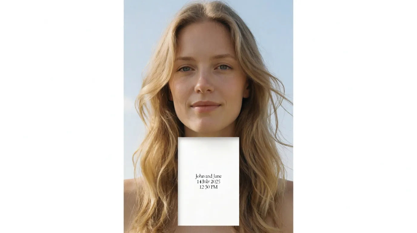 Wedding invitation