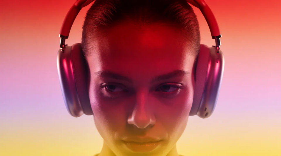 Headphones close-up crop
