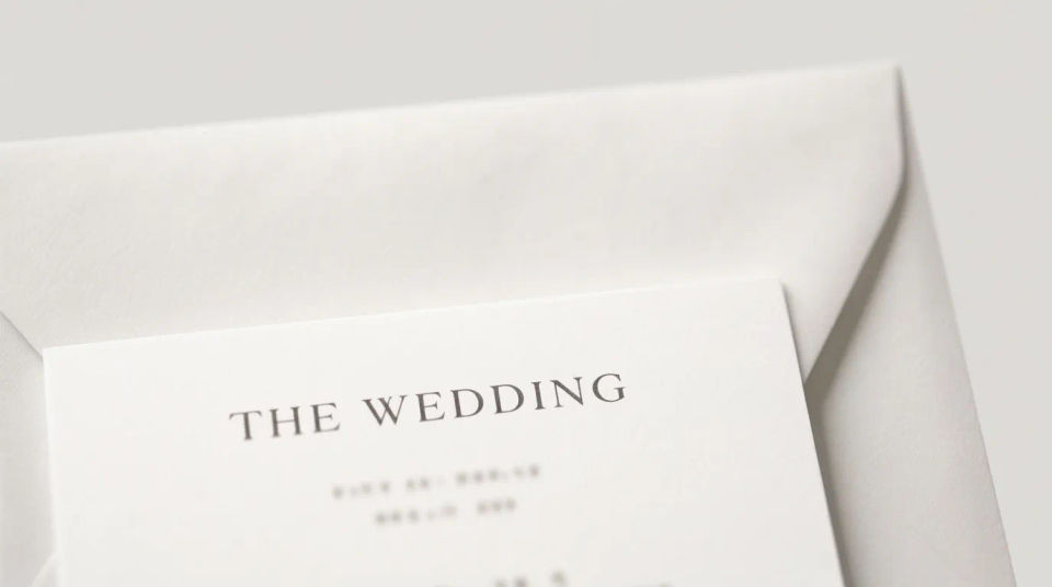 Printed card in hand