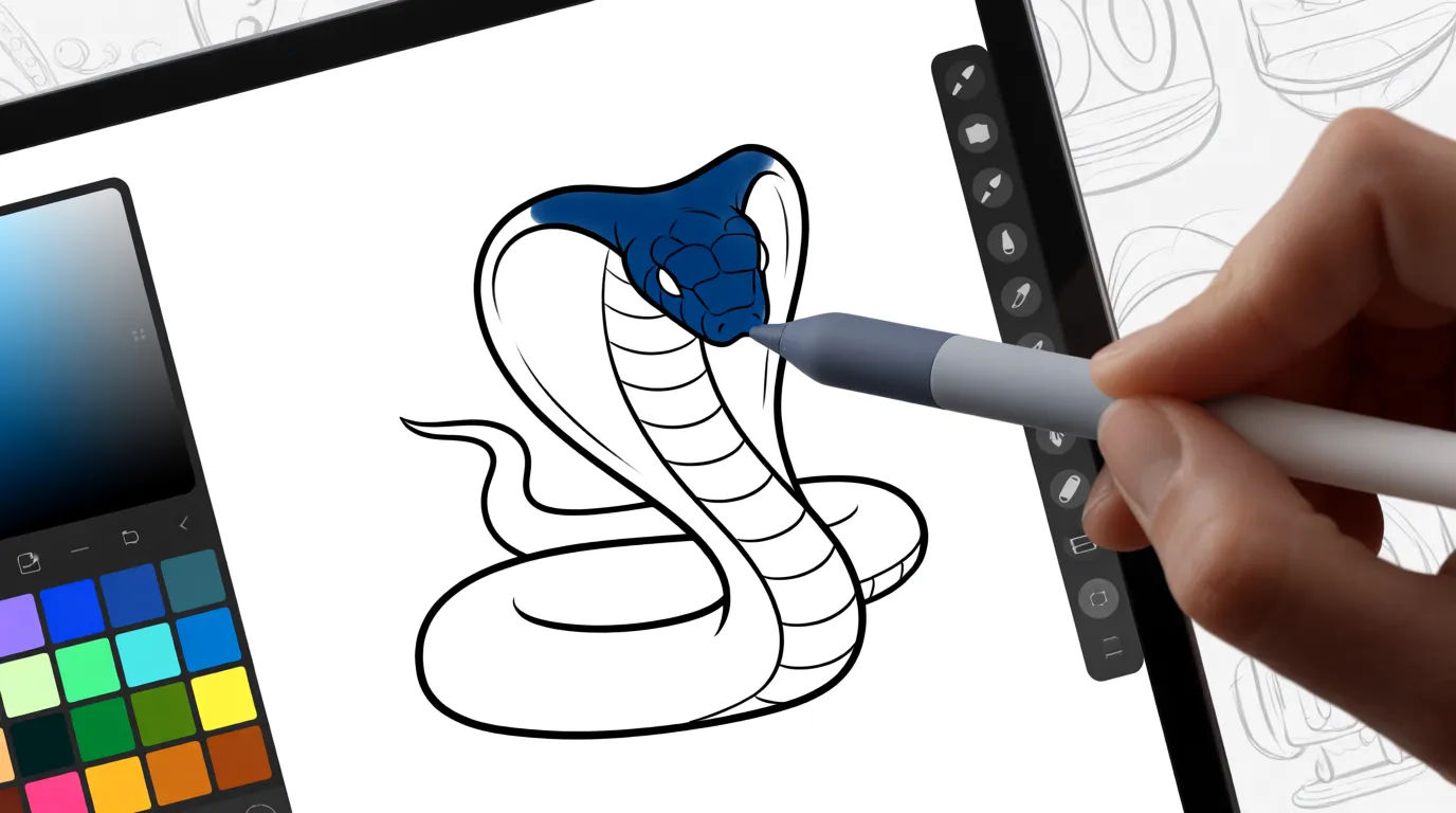 On a tablet screen