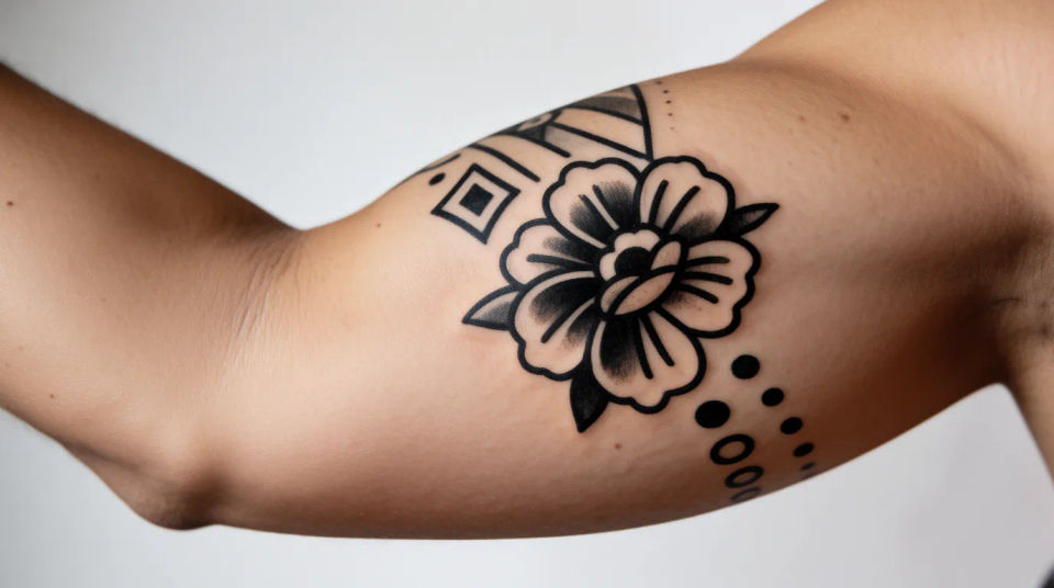 Upper arm and bicep