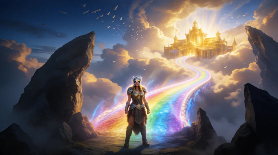 El puente de arcoíris al Valhalla