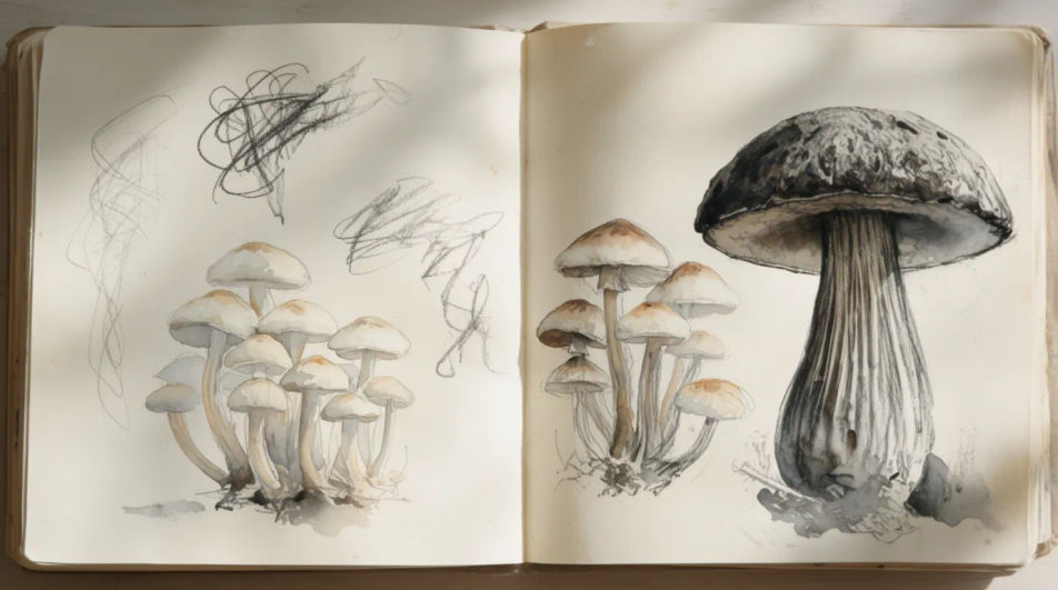 Sketchbook spread