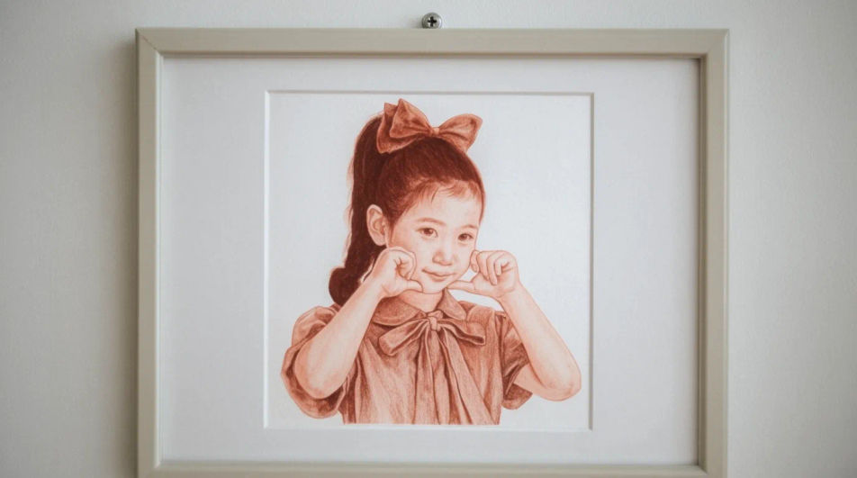 Framed on a wall