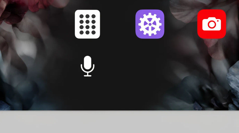 Phone home screen