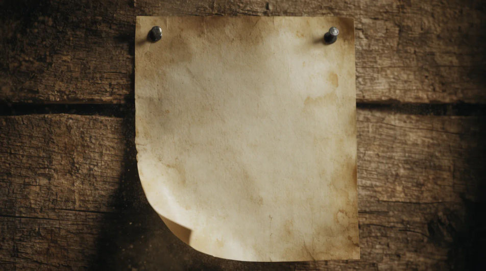 Pinned to wood