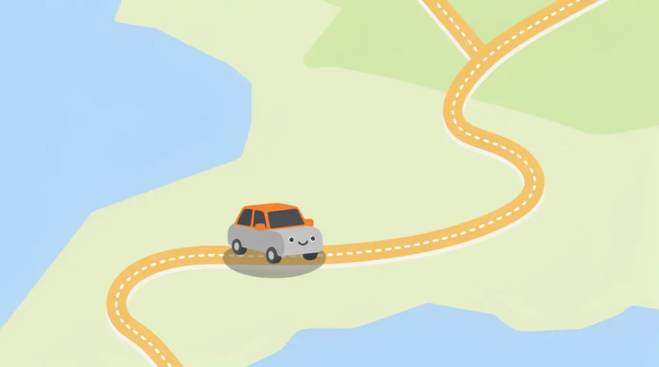 Road map route