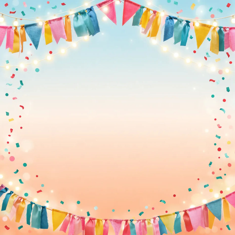Social invite backdrop