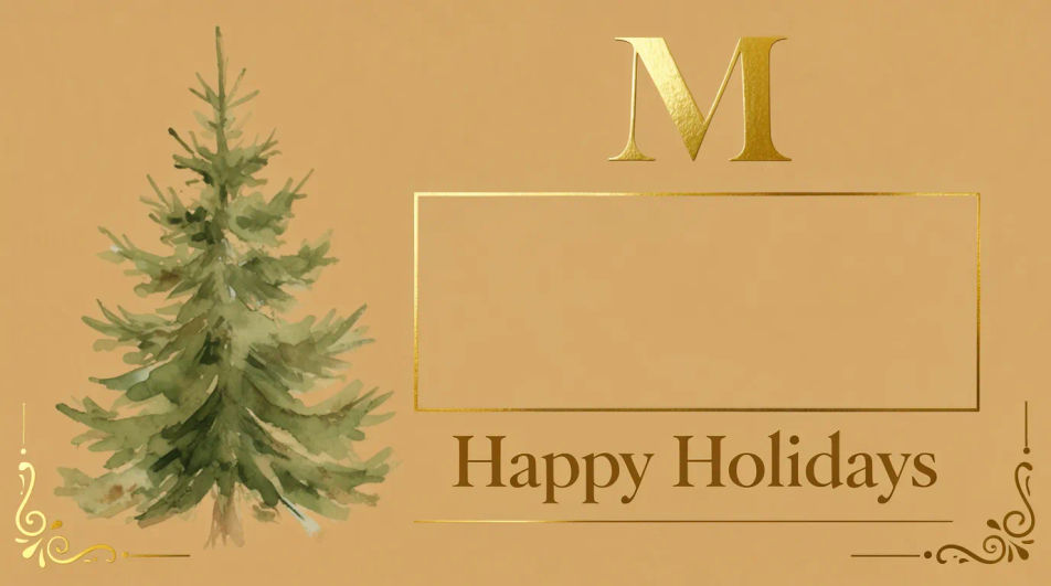 Holiday greeting card