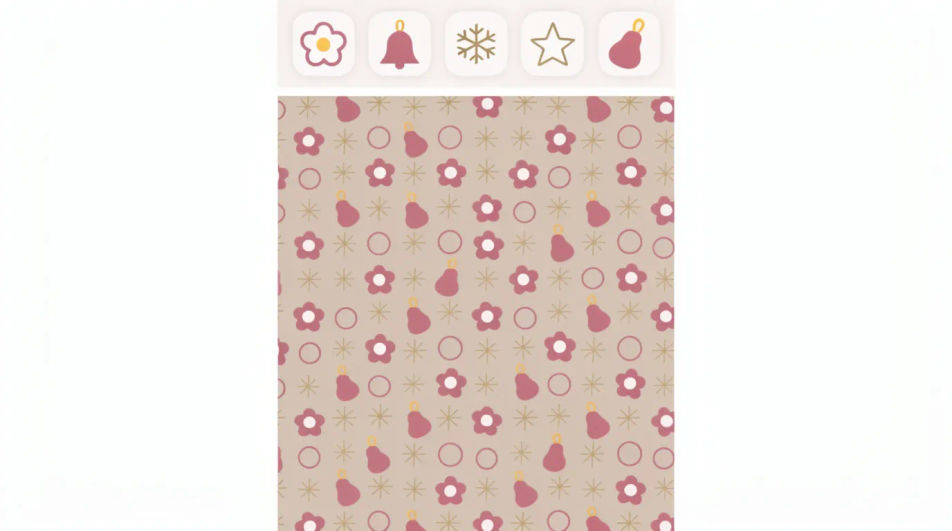 Home screen with icons