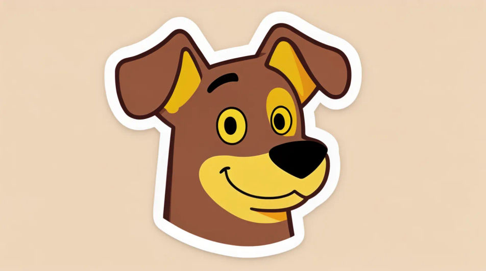 Sticker-border crop