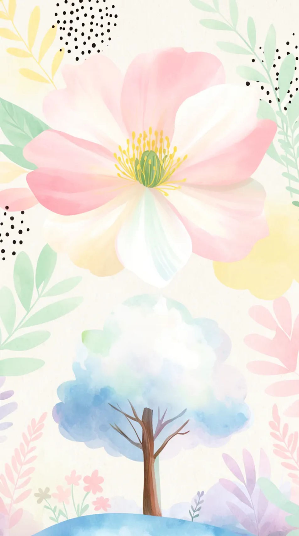 Lock screen with clock