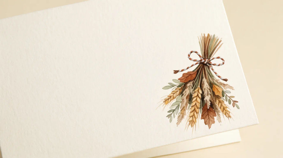 Card corner accent