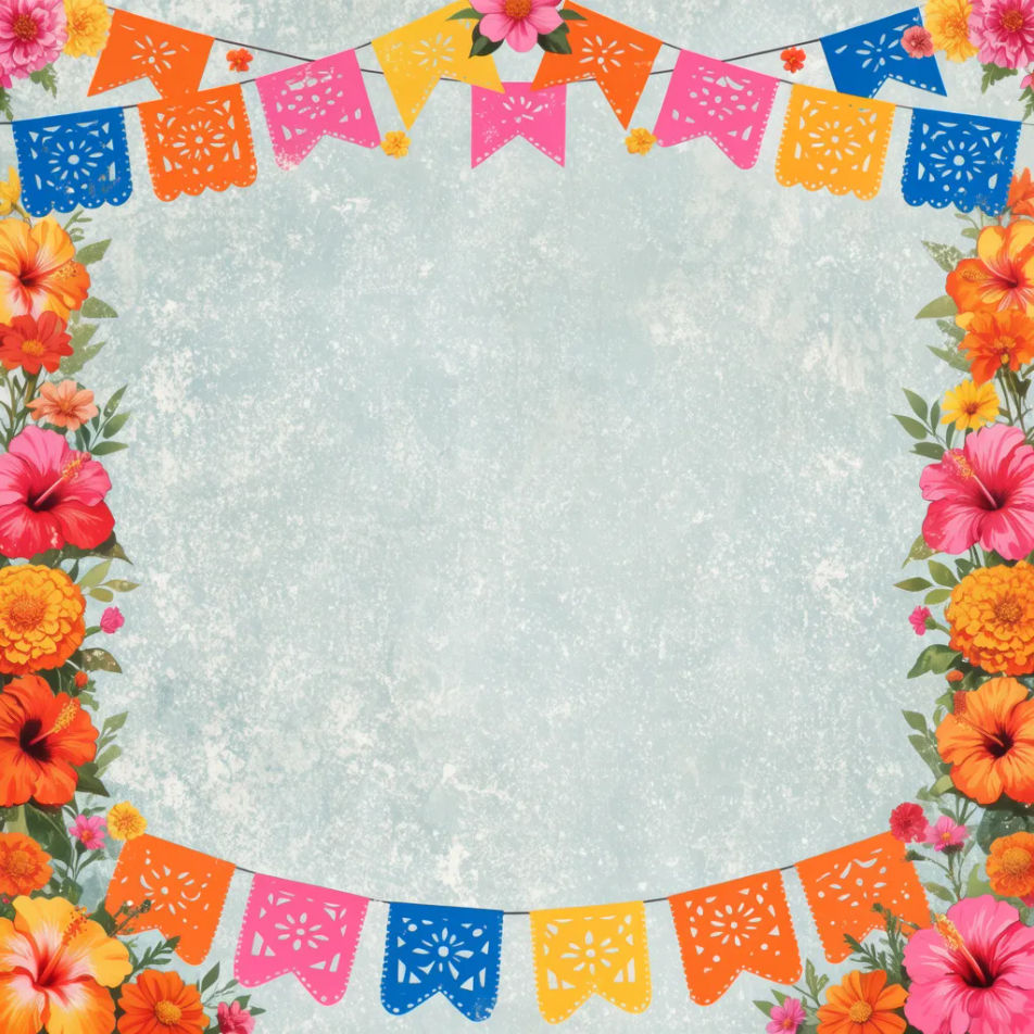 Party invite backdrop