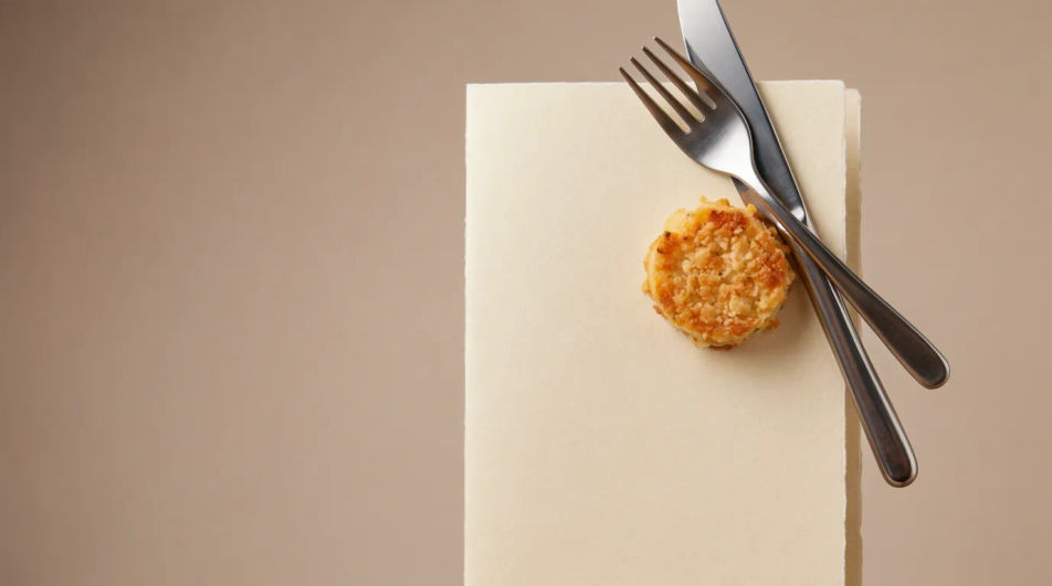 Menu corner accent