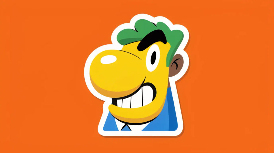 Sticker-border crop